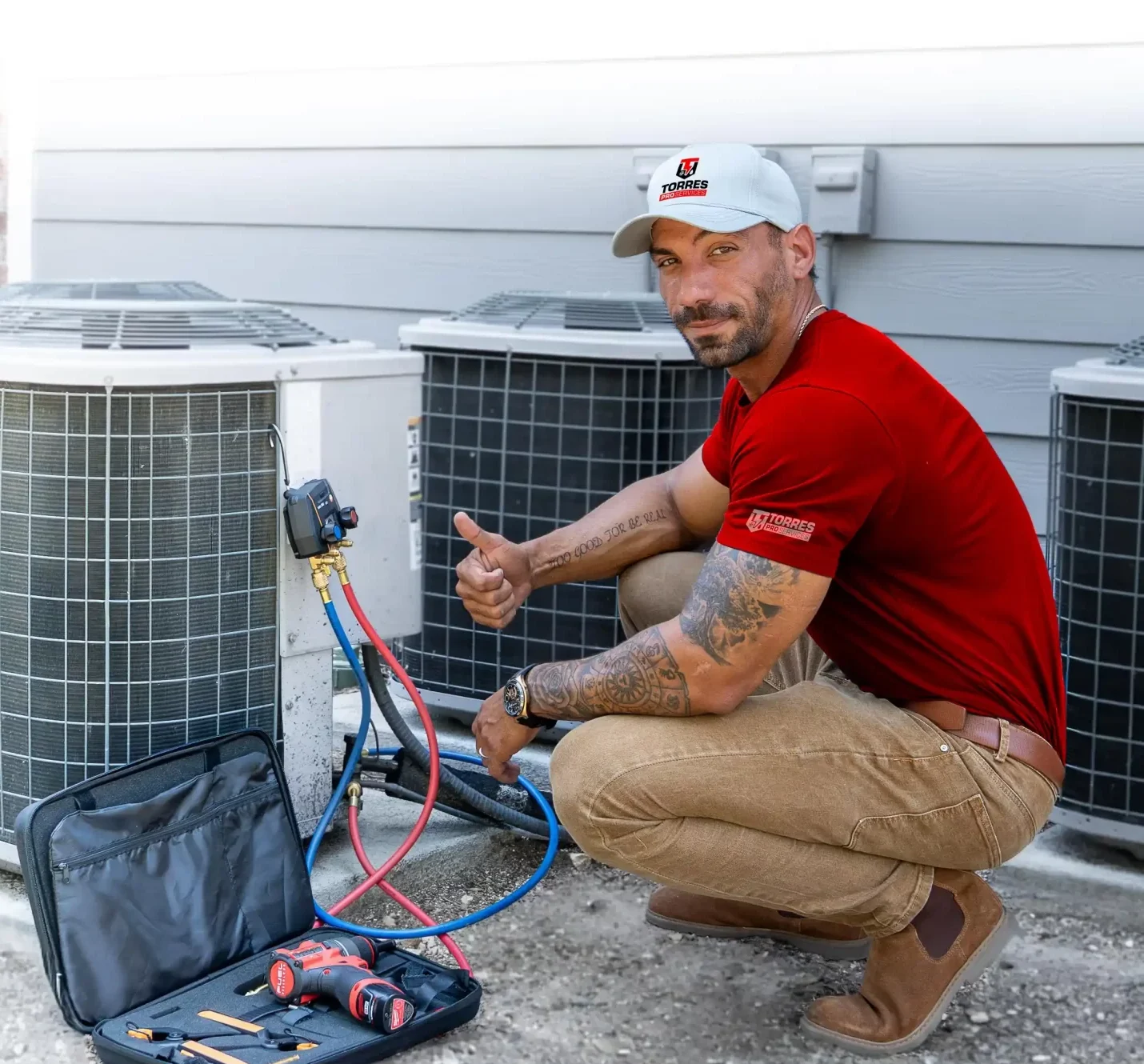 Torres Pro Services technician available for electrical service in Austin
