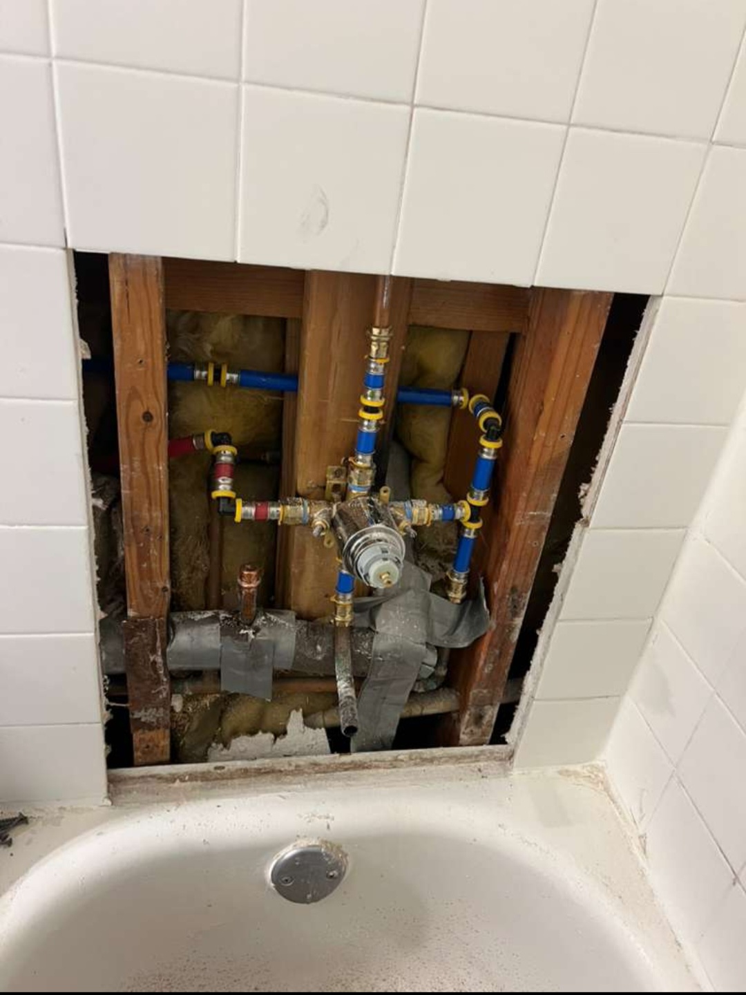 Shower mixer valve replacement - Torres Pro Services Austin plumbing